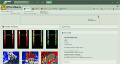 Desktop Screenshot of hitherepikachu.deviantart.com