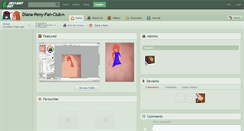 Desktop Screenshot of diana-peny-fan-club.deviantart.com