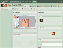 Tablet Screenshot of diana-peny-fan-club.deviantart.com