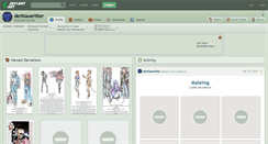 Desktop Screenshot of derblaueritter.deviantart.com
