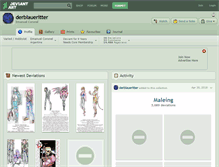 Tablet Screenshot of derblaueritter.deviantart.com