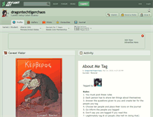 Tablet Screenshot of dragontechtigerchaos.deviantart.com