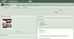 Desktop Screenshot of canisians.deviantart.com