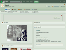 Tablet Screenshot of chunts.deviantart.com