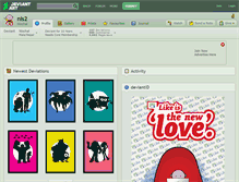 Tablet Screenshot of nis2.deviantart.com