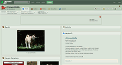 Desktop Screenshot of crimsonwolfe.deviantart.com
