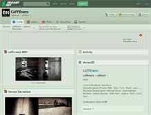 Tablet Screenshot of caffenero.deviantart.com