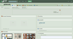 Desktop Screenshot of goldenredd.deviantart.com