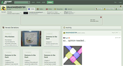 Desktop Screenshot of dragonseeker789.deviantart.com