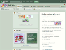 Tablet Screenshot of cmc-yay.deviantart.com