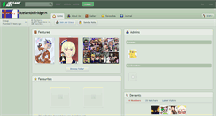 Desktop Screenshot of icelandxfridge.deviantart.com