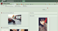 Desktop Screenshot of koffee-kvlt666.deviantart.com