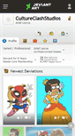 Mobile Screenshot of cultureclashstudios.deviantart.com
