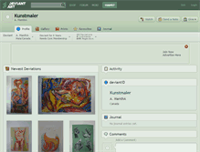 Tablet Screenshot of kunstmaler.deviantart.com