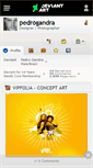 Mobile Screenshot of pedrogandra.deviantart.com
