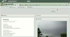 Desktop Screenshot of orange-and-fluffly.deviantart.com