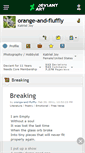 Mobile Screenshot of orange-and-fluffly.deviantart.com