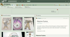 Desktop Screenshot of evil-geezuz.deviantart.com