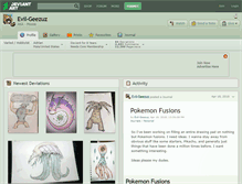 Tablet Screenshot of evil-geezuz.deviantart.com