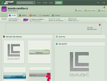 Tablet Screenshot of layouts-candita-cz.deviantart.com