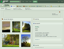 Tablet Screenshot of liretha.deviantart.com