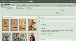 Desktop Screenshot of beckylane.deviantart.com