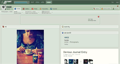 Desktop Screenshot of hnde.deviantart.com