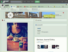 Tablet Screenshot of hnde.deviantart.com