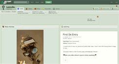 Desktop Screenshot of leoncillo.deviantart.com
