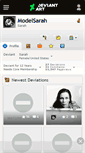 Mobile Screenshot of modelsarah.deviantart.com