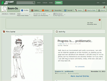 Tablet Screenshot of boom-oo.deviantart.com