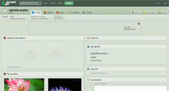Desktop Screenshot of ophelia-avalon.deviantart.com