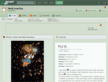 Tablet Screenshot of nesilovesyou.deviantart.com
