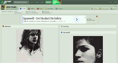 Desktop Screenshot of alice-insain.deviantart.com