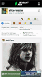 Mobile Screenshot of alice-insain.deviantart.com
