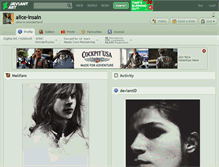Tablet Screenshot of alice-insain.deviantart.com