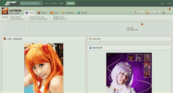 Desktop Screenshot of nyxiepop.deviantart.com
