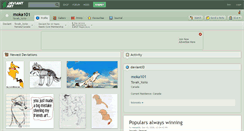 Desktop Screenshot of moka101.deviantart.com