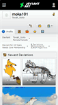 Mobile Screenshot of moka101.deviantart.com