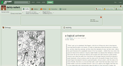 Desktop Screenshot of darkly-radiant.deviantart.com