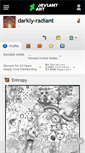 Mobile Screenshot of darkly-radiant.deviantart.com