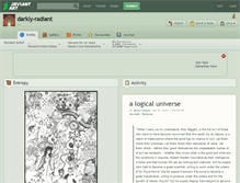 Tablet Screenshot of darkly-radiant.deviantart.com
