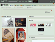 Tablet Screenshot of ee115.deviantart.com