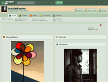 Tablet Screenshot of imjustadreamer.deviantart.com