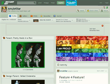 Tablet Screenshot of amuletstar.deviantart.com