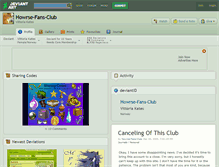 Tablet Screenshot of howrse-fans-club.deviantart.com