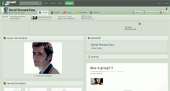 Desktop Screenshot of david-tennant-fans.deviantart.com