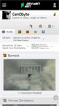 Mobile Screenshot of cen0byte.deviantart.com
