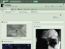 Tablet Screenshot of cen0byte.deviantart.com