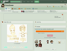 Tablet Screenshot of chocoocean.deviantart.com